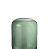 Vase Cylindre En Verre Vert Moyen