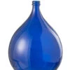 Vase Lisbonne En Verre Bleu Grand