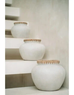 Vase Styly - Beton Naturel - L -Magasin De Meubles De Qualité vase styly beton naturel l 2