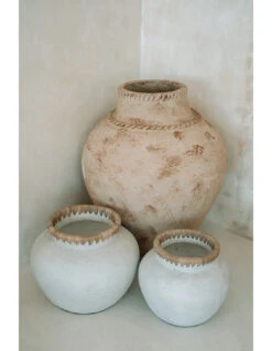 Vase Styly - Beton Naturel - L -Magasin De Meubles De Qualité vase styly beton naturel l 4