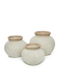 Vase Styly - Beton Naturel - L -Magasin De Meubles De Qualité vase styly beton naturel l 5