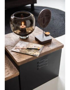 Vase Sur Pied En Verre Rond Brun Foncé Petit -Magasin De Meubles De Qualité vase sur pied en verre rond brun fonce petitj line 2