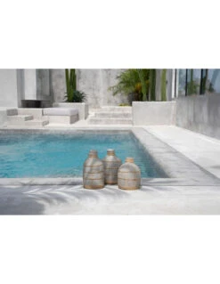 Vase Whoopy - Béton Gris Naturel - M -Magasin De Meubles De Qualité vase whoopy beton gris naturel m 3