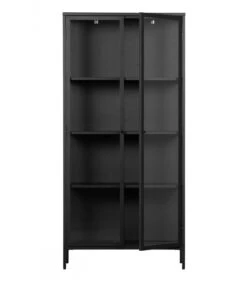 Vitrine An Métal Noir -Magasin De Meubles De Qualité vitrine an metal noir 2