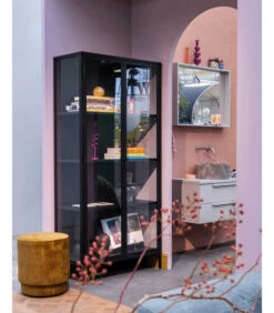 Vitrine An Métal Noir -Magasin De Meubles De Qualité vitrine an metal noir 8