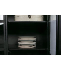 Vitrine Exhibit Métal Noir -Magasin De Meubles De Qualité vitrine exhibit metal noir 7